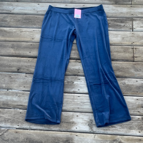 NWT Juicy Couture OG BIG BLING VELOUR TRACK PANTS Size XL - Picture 9 of 14